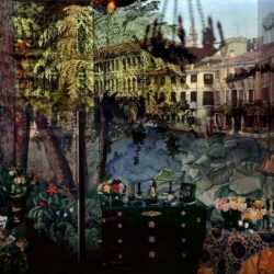 Photograph by Abelardo Morell: Camera Obscura: View of Volta del Canal in Palazzo Room Pain, represented by Childs Gallery