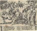 Print by after The Master of the Die: Rape of Ganymede, represented by Childs Gallery
