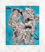 Print by Ahmed Alsoudani: Untitled, represented by Childs Gallery