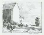 Print by Albert Barker: [Barn], represented by Childs Gallery