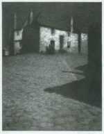 Print by Albert Barker: Porthmeor Square, Saint Ives, represented by Childs Gallery