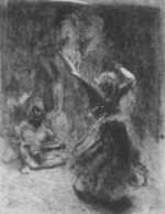 Print by Albert Besnard: La Bayadere de Tanjore, represented by Childs Gallery