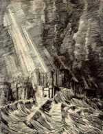 Print by Albert Decaris: Combourg Series: The Equinox, represented by Childs Gallery