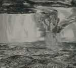 Print by Albert Decaris: Storm Over Florence  (Orage sur la ville), represented by Childs Gallery