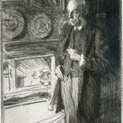 Print by Anders Zorn: Henry Marquand, represented by Childs Gallery