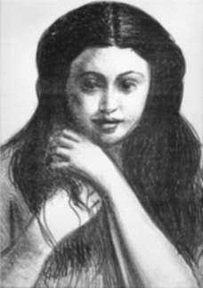 Print by André Derain: Femme de face, raie au milieu..., from Metamorphoses, represented by Childs Gallery