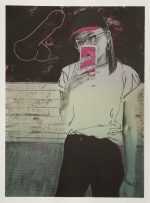 Print By Andrew Eckhardt: A Bathroom In Kennedy At Childs Gallery