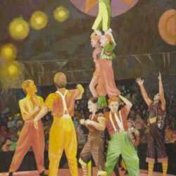 Painting by Anne Lyman Powers: [The Circus], represented by Childs Gallery