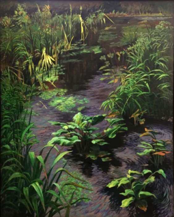 Painting by Anne Lyman Powers: Cartwright Stream, represented by Childs Gallery