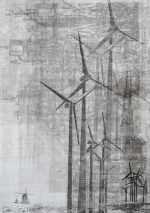 Print by Annemarie Petri: Denkend aan Holland 2, available at Childs Gallery, Boston