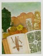 Print by Annemarie Petri: Garden of Eden, available at Childs Gallery, Boston