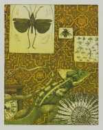 Print by Annemarie Petri: Interior of an herpetologist, available at Childs Gallery, Boston