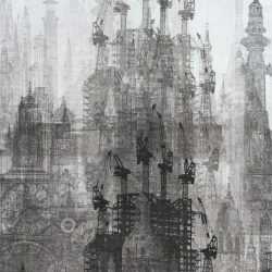 Print by Annemarie Petri: The City and Time, available at Childs Gallery, Boston