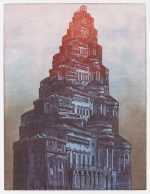 Print by Annemarie Petri: The city that kept repeating itself until nothing was left, available at Childs Gallery, Boston