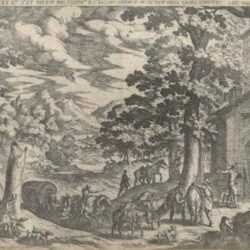 Print by Antonio Tempesta: Return from the Hunt, represented by Childs Gallery