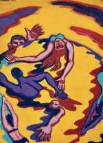 Painting by Arnold Trachtman: Study for Bathers, available at Childs Gallery, Boston