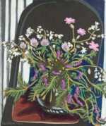 Painting by Arnold Trachtman: [Still Life with Flowers], represented by Childs Gallery