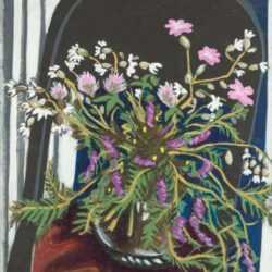Painting by Arnold Trachtman: [Still Life with Flowers], represented by Childs Gallery