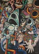 Painting by Arnold Trachtman: The Preparation, represented by Childs Gallery