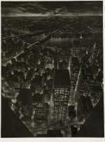 Print by Arthur Werger: The World Below, available at Childs Gallery, Boston