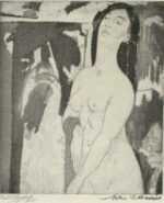 Print by Arthur B. Davies: Doorway to Illusion, represented by Childs Gallery