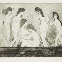 Print by Arthur B. Davies: Pleiades , represented by Childs Gallery