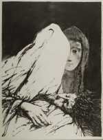 Print By Arthur Polonsky: Embraced Image At Childs Gallery