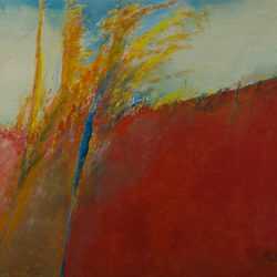 Painting By Arthur Polonsky: Flame Path At Childs Gallery