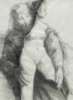 Ink Wash By Arthur Polonsky: The Sculptor At Childs Gallery