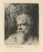 Print by Arthur W. Heintzelman: Appia or Adolphe Appia dans le Bureau de Dr. Farel, represented by Childs Gallery
