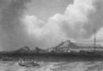 Print by Barthelemy Lauvergne: fort de l' Entree de la Typh, represented by Childs Gallery