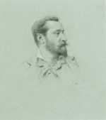 Drawing by Bayard Emile: Self Portrait of the Artist, available at Childs Gallery, Boston