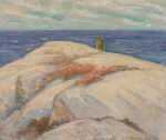 Painting By Beatrice Whitney Van Ness: Au Revoir October At Childs Gallery