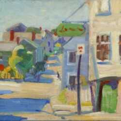 Painting by Beatrice Whitney Van Ness: Marblehead [Massachusetts], represented by Childs Gallery
