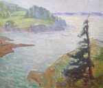Painting by Beatrice Whitney Van Ness: Seascape, represented by Childs Gallery