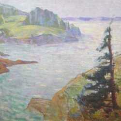 Painting by Beatrice Whitney Van Ness: Seascape, represented by Childs Gallery
