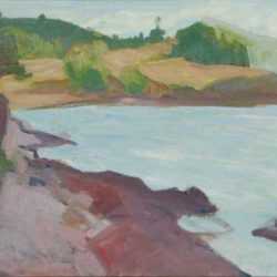Painting by Beatrice Whitney Van Ness: Seashore, represented by Childs Gallery