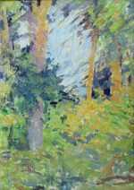 Painting by Beatrice Whitney Van Ness: Tree Studies, represented by Childs Gallery