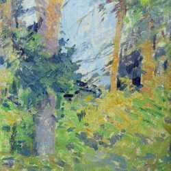 Painting by Beatrice Whitney Van Ness: Tree Studies, represented by Childs Gallery