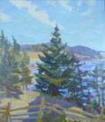 Painting by Beatrice Whitney Van Ness: View into Maine Pasture, represented by Childs Gallery