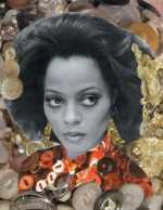 Collage by Beau McCall: Diva Worship: Diana Ross, available at Childs Gallery, Boston