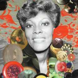Collage by Beau McCall: Diva Worship: Dionne Warwick, available at Childs Gallery, Boston