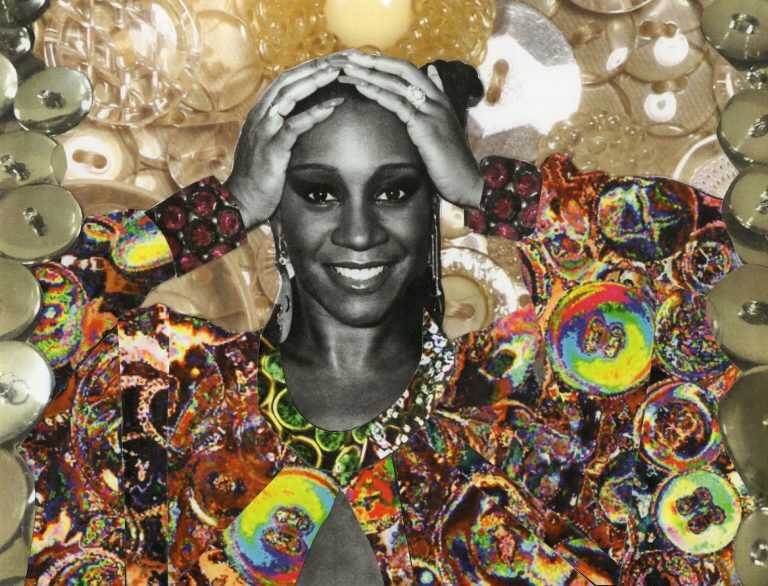 Collage by Beau McCall: Diva Worship: Patti LaBelle, available at Childs Gallery, Boston