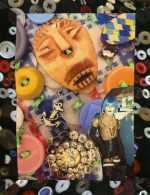 Collage by Beau McCall: Moi Renee II, available at Childs Gallery, Boston