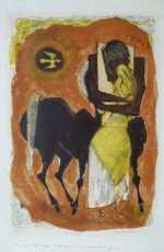 Print by Benton Spruance: Fragment, represented by Childs Gallery