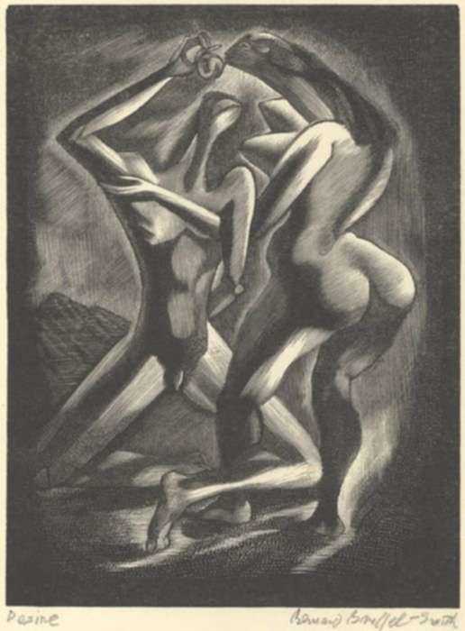 Print by Bernard Brussel-Smith: Desire, represented by Childs Gallery