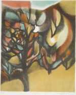 Print by Bernard Brussel-Smith: Noyers, represented by Childs Gallery