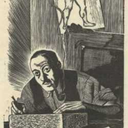 Print by Bernard Brussel-Smith: Self Portrait [1], represented by Childs Gallery