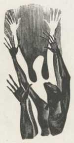 Print by Bernard Brussel-Smith: Set Down Servant, represented by Childs Gallery