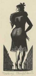 Print by Bernard Brussel-Smith: Two Wings, represented by Childs Gallery